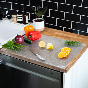 Acrlyic Cuttig Board-Extra Thick, Non-Slip & Ultra-Durable