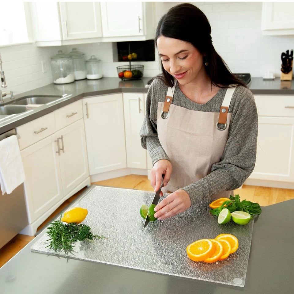 Acrlyic Cuttig Board-Extra Thick, Non-Slip & Ultra-Durable
