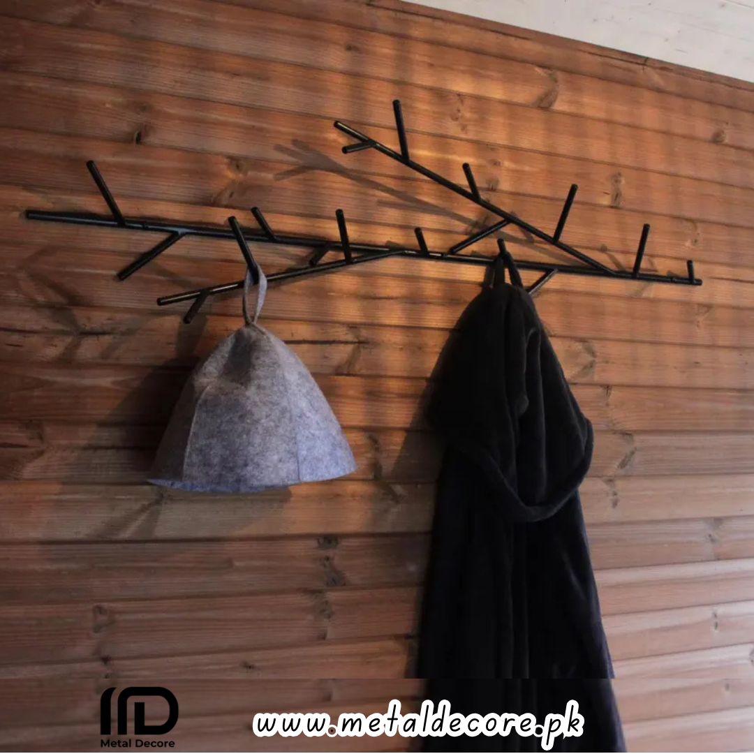 Nature Style Metal Wall Hook – Heavy Duty Coat, Key & Towel Hanger | Metal Decore