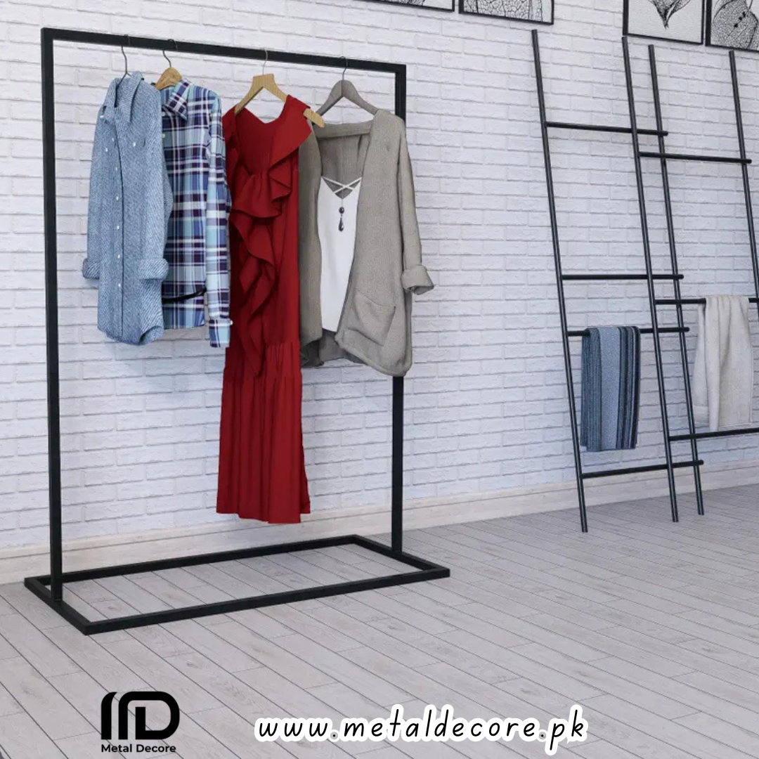 Minimalist, Modular Metal Customizable Clothing Rack by Metal decore
