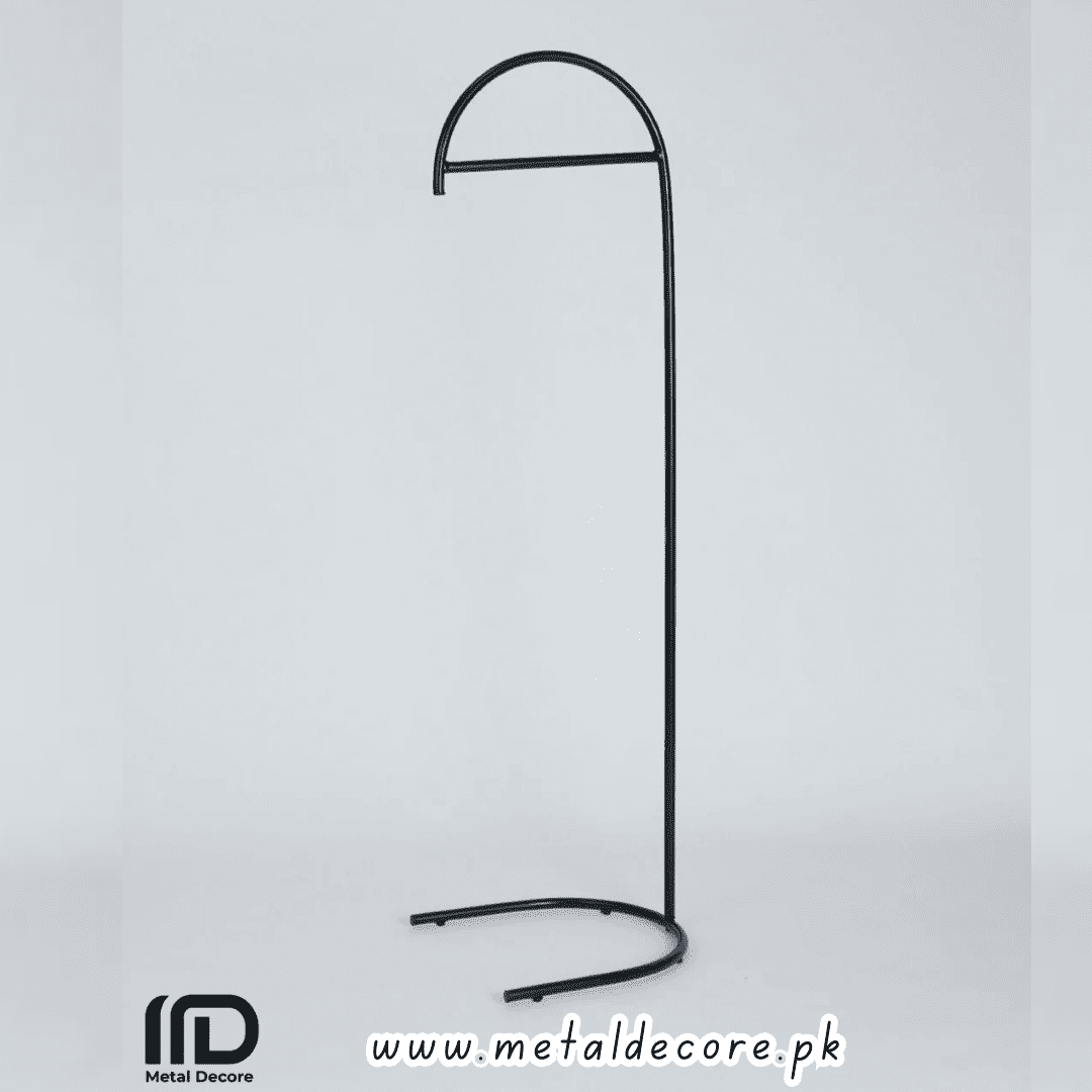 Minimalist Black Standing Clothing Rack - Image 4