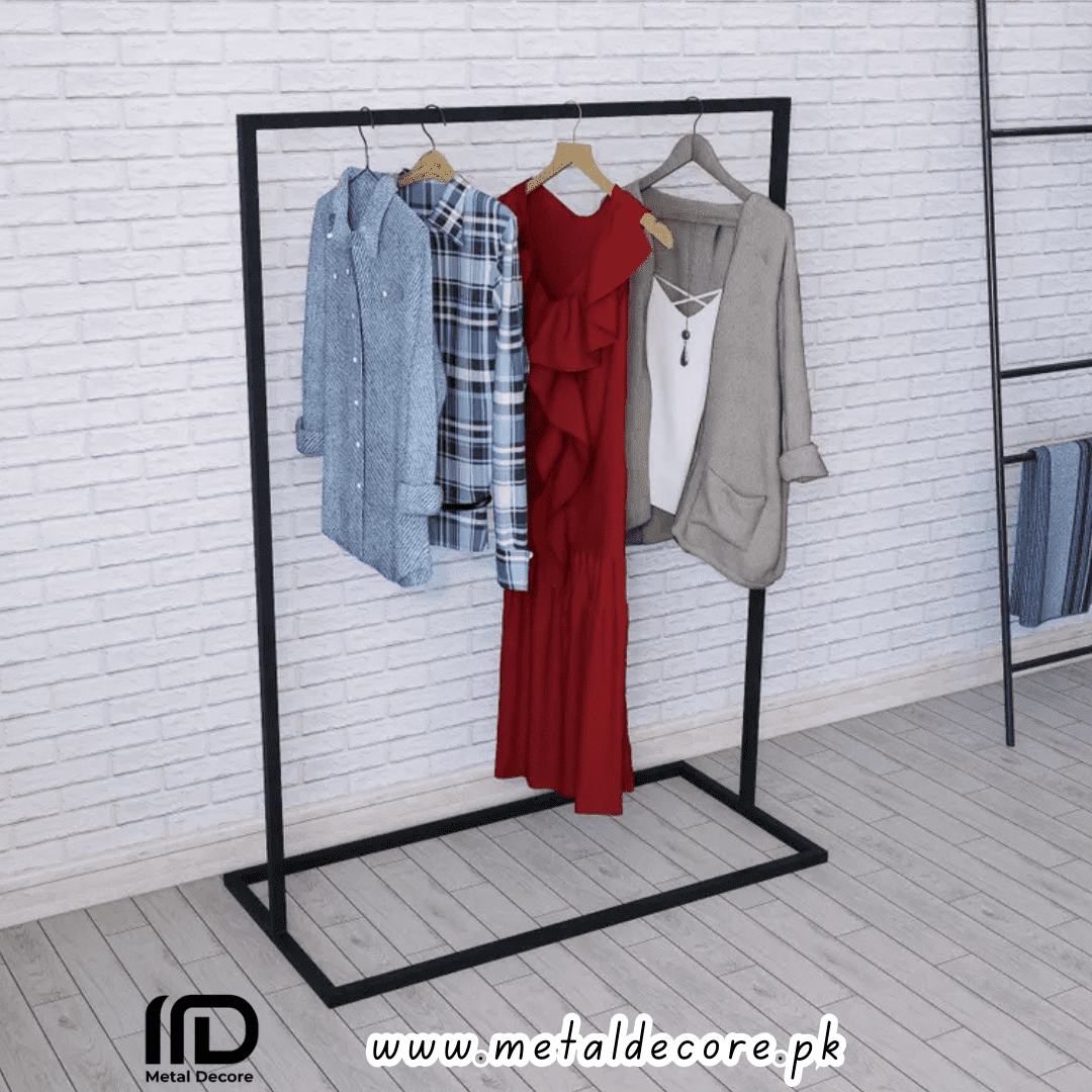 Minimalist, Modular Metal Customizable Clothing Rack - Image 3